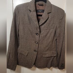 MaxMara weekend brown tweed Blazer,
